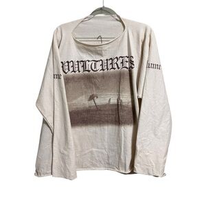 Kanye West YZY Yeezy Gosha Vultures Long Sleeve Shirt Volume 1 Album Size 7